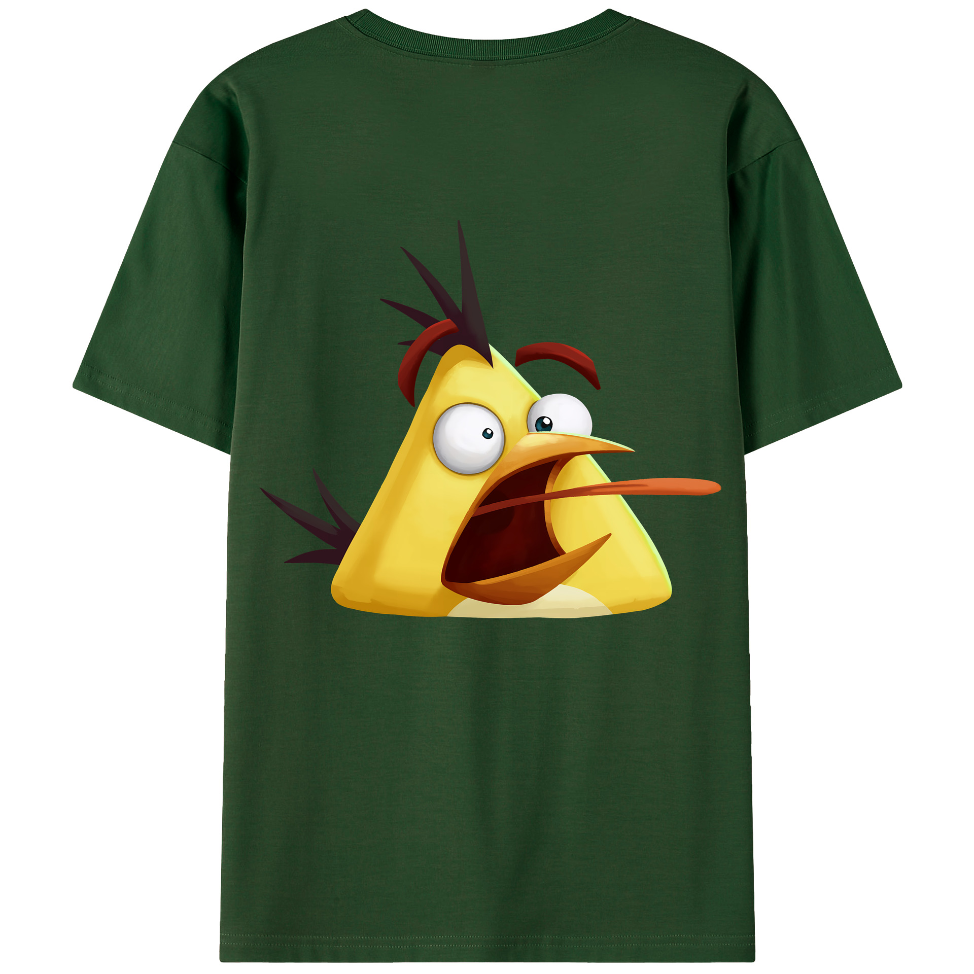 （画像用） Angry Birds アングリーバード 綿100％半袖Tシャツ（背面プリント）